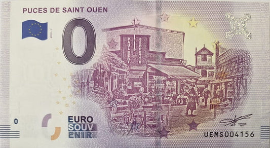 0 euro Francja Puces de Saint Ouen 2019