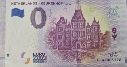 0 euro Niderlandy Keukenhof Castle 2019