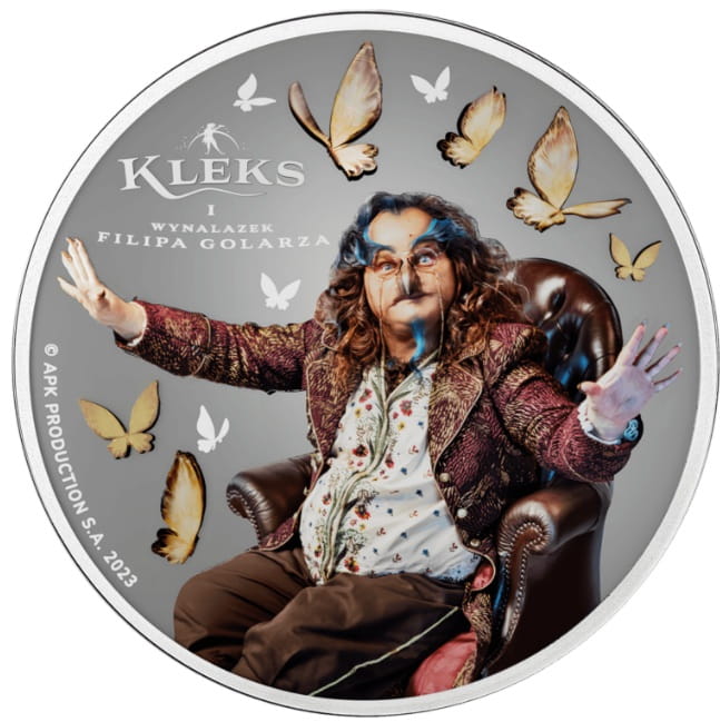 Moneta 1 dolar Kleks i wynalazek Filipa Golarza 2025