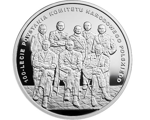 Moneta 10 zł 100-lecie Komitetu Narodowego Polskiego 2017