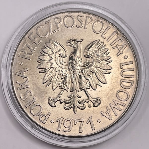 Moneta 10 zł Tadeusz Kościuszko 1971 r. stan 1