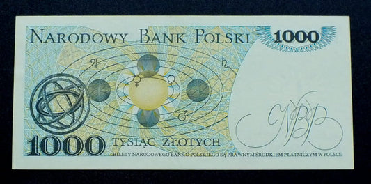 1000 zł Mikołaj KOPERNIK 1982 UNC