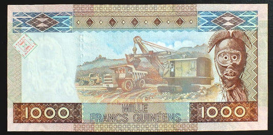 1000 Franków - Gwinea 2006 r.