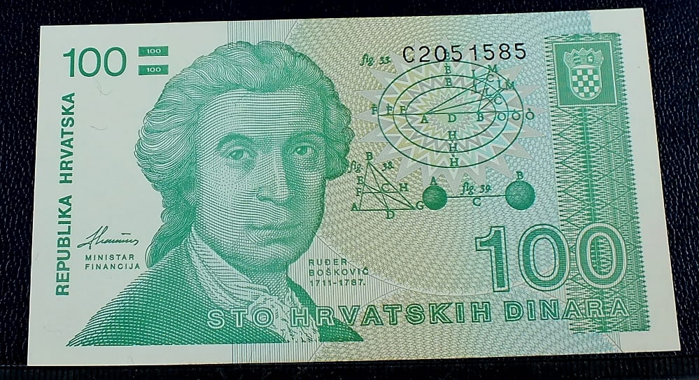100 Dinarów - Chorwacja