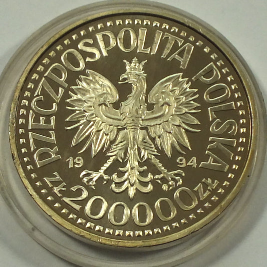 200 000 zł Zygmunt I Stary - półpostać