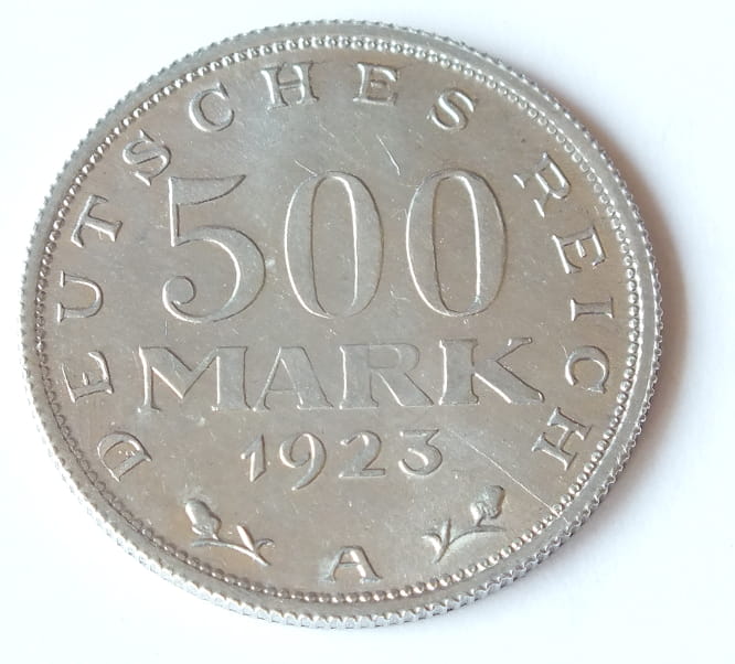 500 marek 1923 - mennicze