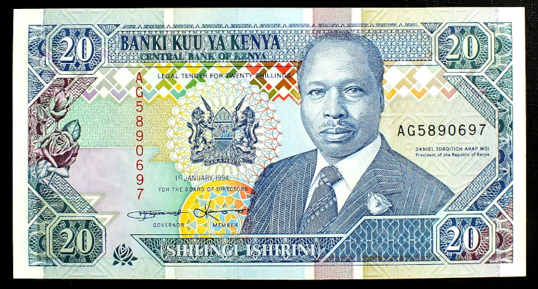 20 Szylingów - Kenia 1994 r.