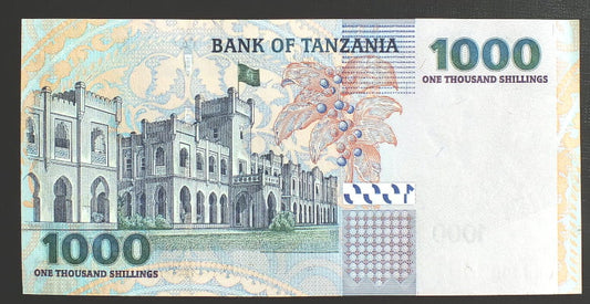 1000 Szylingów - Tanzania 2003 r.