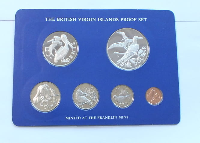 Set Virgin Islands Proof 1975 6 monet