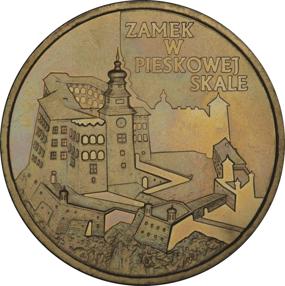 2 zł Zamek w Pieskowej Skale