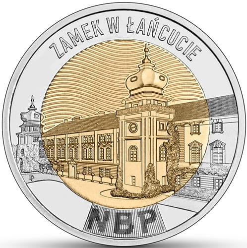 Moneta 5 zł Zamek w Łańcucie 2024
