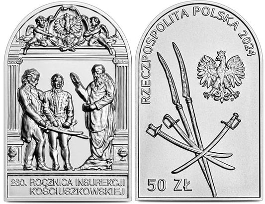 Moneta 50 zł 230 rocz Insurekcji Kościuszkowskiej 2024