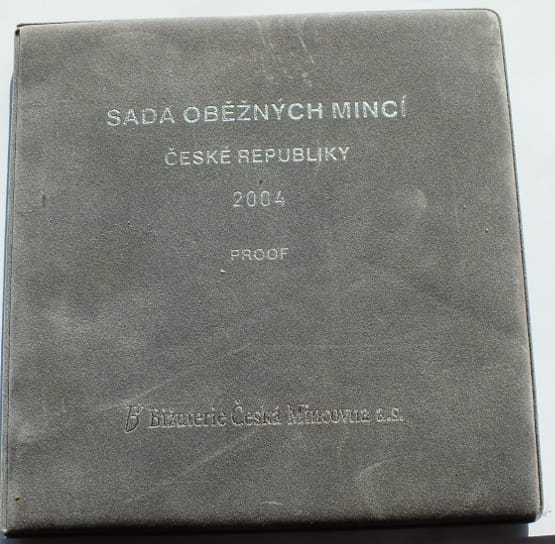 Zestaw Proof Czechy 2004 8 monet + medal AG