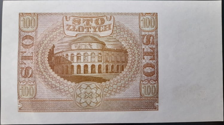 Banknot 100 zł 1940 stan 1