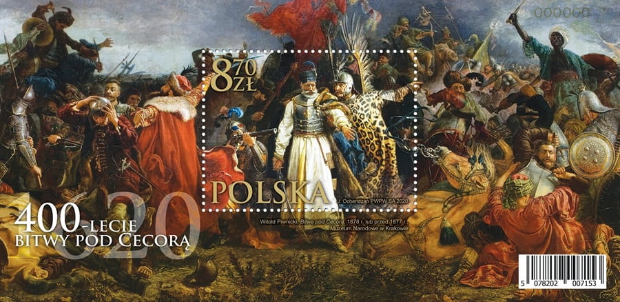 Koperta FDC 400-lecie bitwy pod Cecorą 2020
