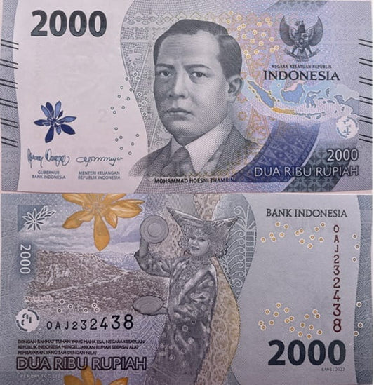 Indonezja banknot 2000 rupii 2022