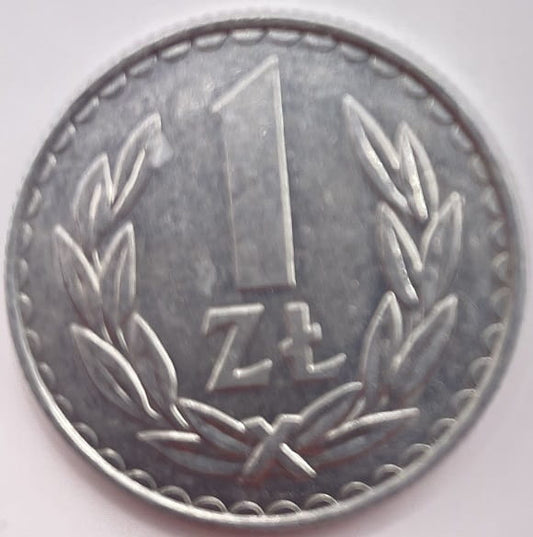 Moneta 1 złoty 1987 stan 1
