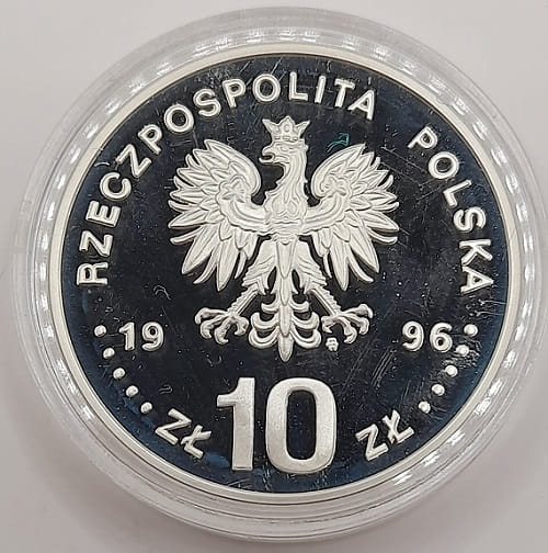 Moneta 10 zł 40. rocznica wydarzeń poznańskich 1956 1996