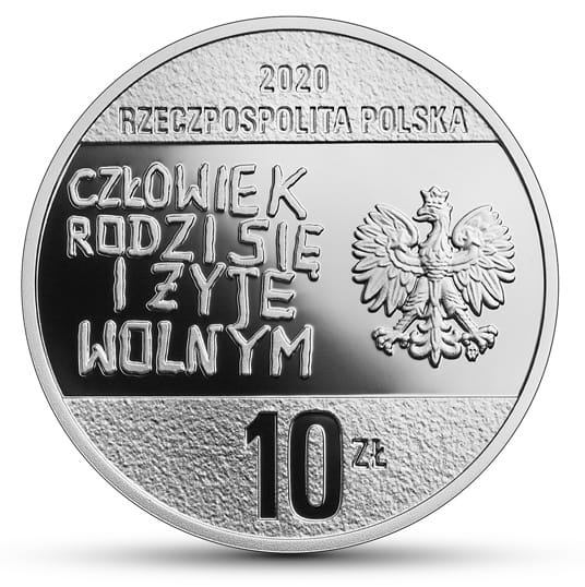 Moneta 10 zł 40. rocz. NSZZ Solidarność 2020 r.
