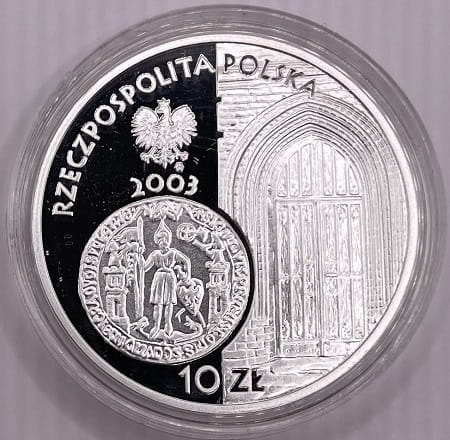 Moneta 10 zł 750-lecie lokacji Poznania 2003