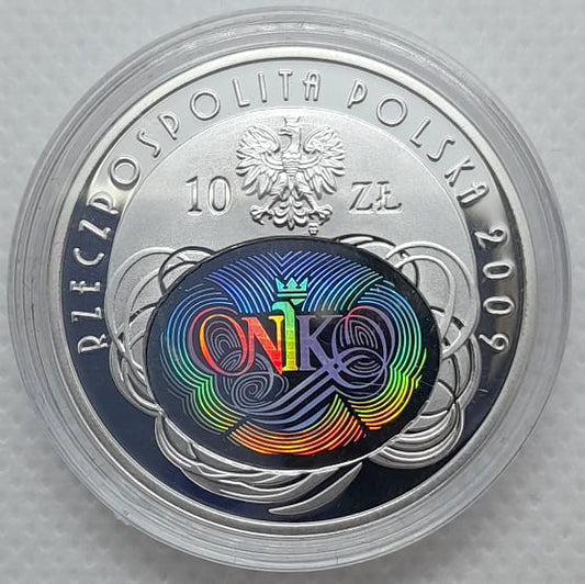 Moneta 10 zł 90 rocznica powstania NIK 2009