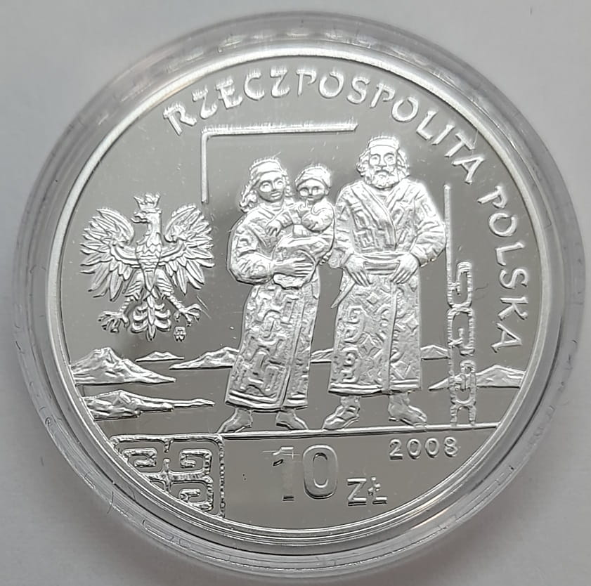 Moneta 10 zł Bronisław Piłsudski 2008