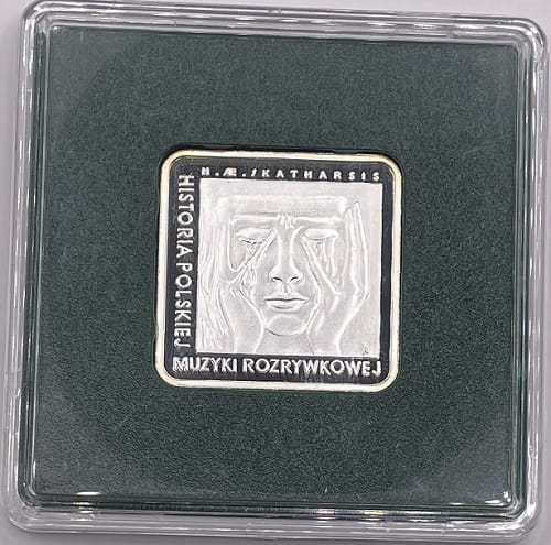 Moneta 10 zł Czesław Niemen kwadrat 2009