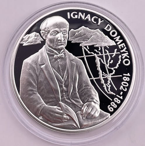 Moneta 10 zł Ignacy Domeyko 2007