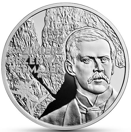 Moneta 10 zł Kazimierz Przerwa-Tetmajer 2015 r.