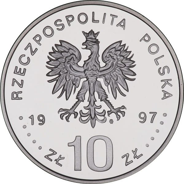 Moneta 10 zł Stefan Batory półpostać 1997