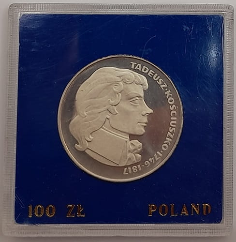 Moneta 100 zł Tadeusz Kościuszko 1976