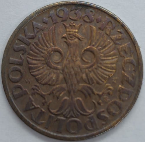 Moneta 2 grosze 1938