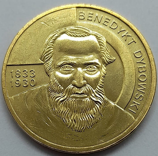 Moneta 2 zł z Benedykt Dybowski 2010