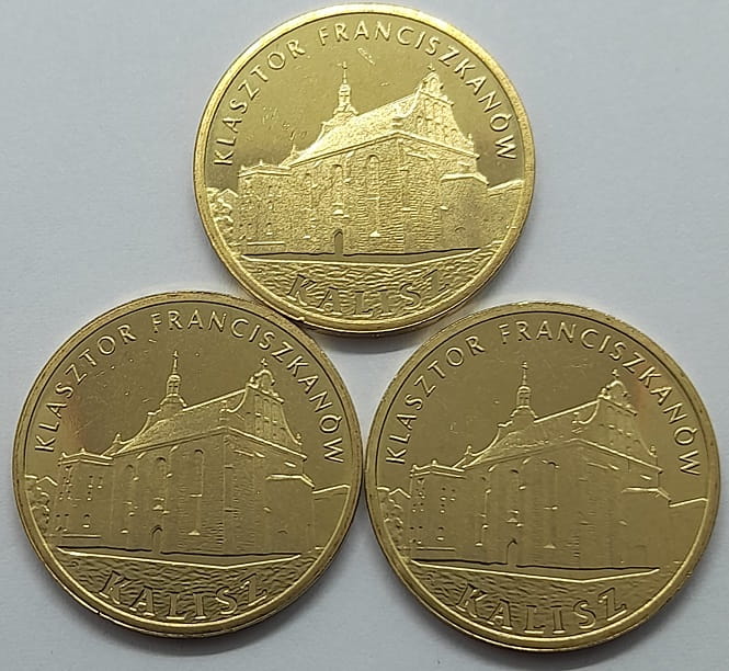 Moneta 2 zł klasztor Kalisz 2011