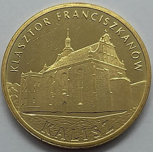 Moneta 2 zł klasztor Kalisz 2011