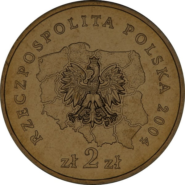 Moneta 2 zł Województwo Podkarpackie 2004