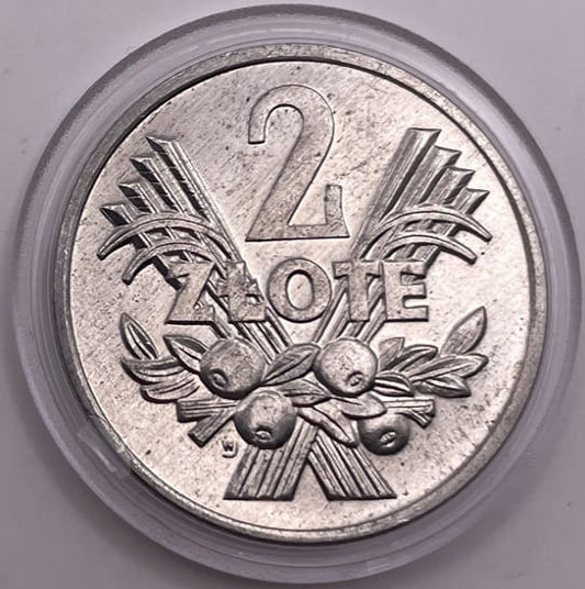 Moneta 2 złote Jagody 1970