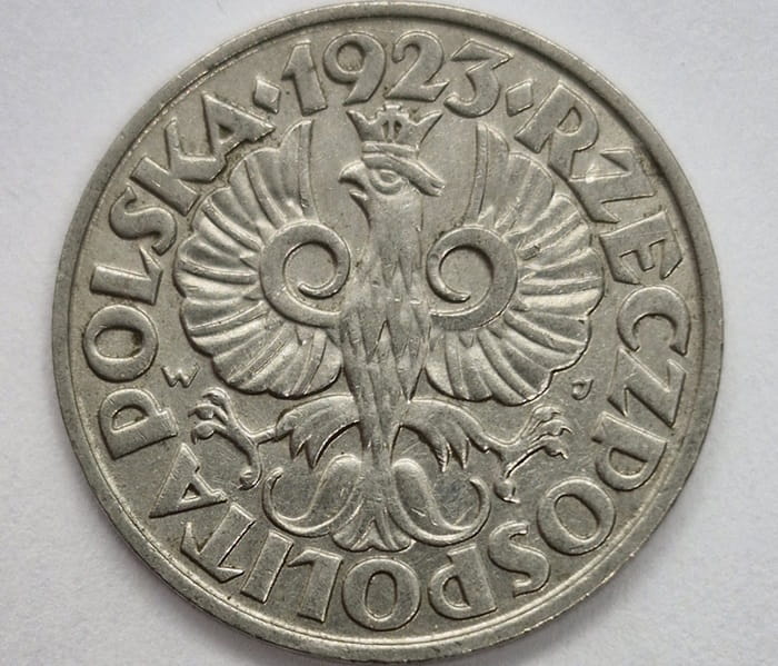 Moneta 20 groszy 1923 stan 3