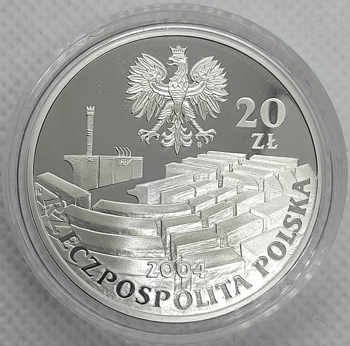 Moneta 20 zł 15-lecie Senatu III RP 2004 r.