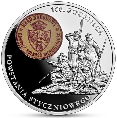 Moneta 20 zł 160 rocznica Powstania Styczniowego 2023
