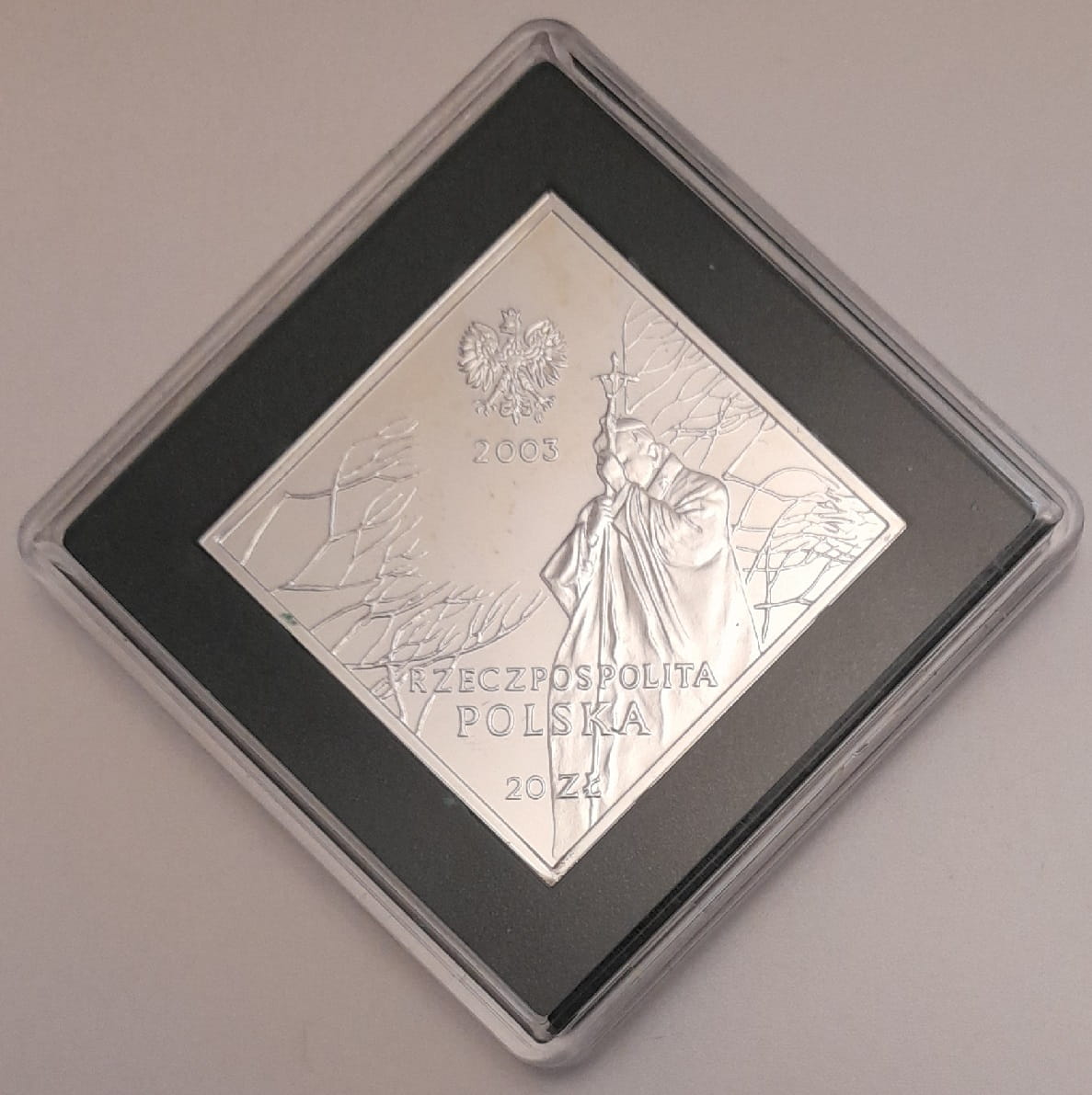 Moneta 20 zł 25-lecie Pontyfikatu Jana Pawła II 2003