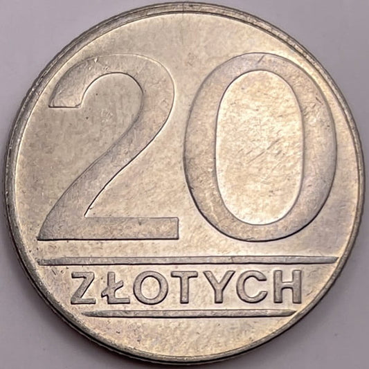 Moneta 20 zł 1990
