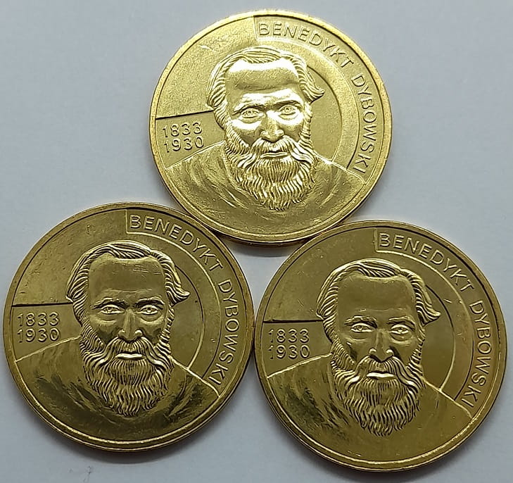 Moneta 2 zł z Benedykt Dybowski 2010