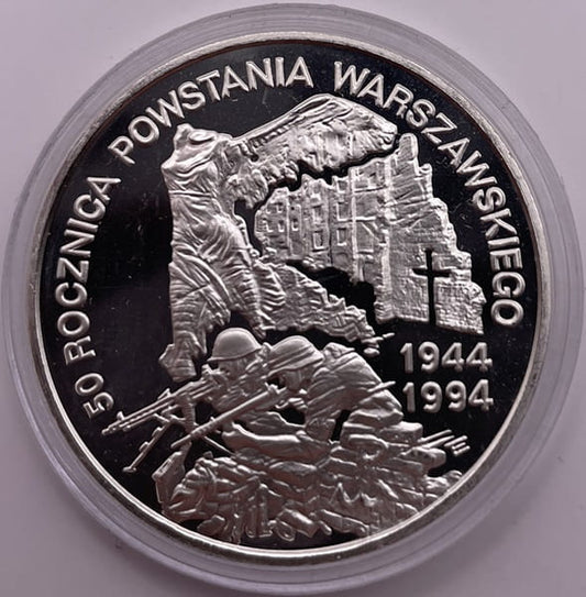 Moneta 300000 zł 50. rocz. Powstania Warszawskiego 1994 r.