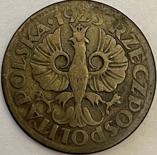 Moneta 5 groszy 1923 r.
