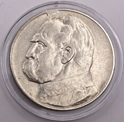 Moneta 5 złotych 1934 r. Józef Piłsudski Orzeł strzelecki stan 2