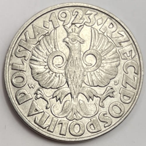 Moneta 50 groszy 1923 stan 2