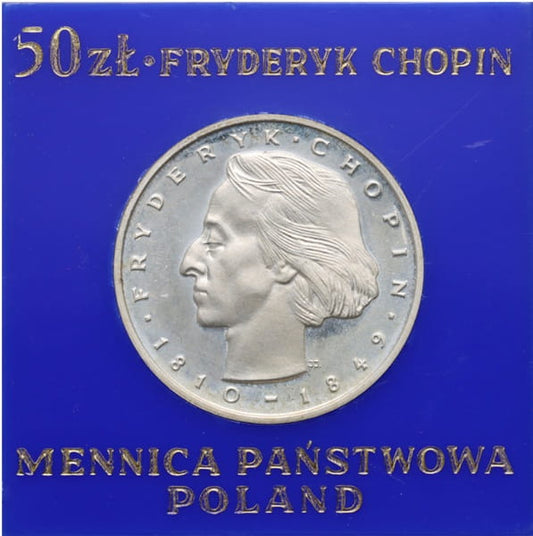 Moneta 50 zł Fryderyk Chopin 1972
