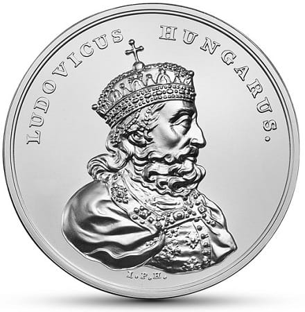 Moneta 50 zł Ludwik Węgierski 2014