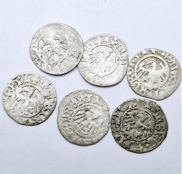 Moneta Półgrosz Jan Olbracht 1492-1501 oryginalne